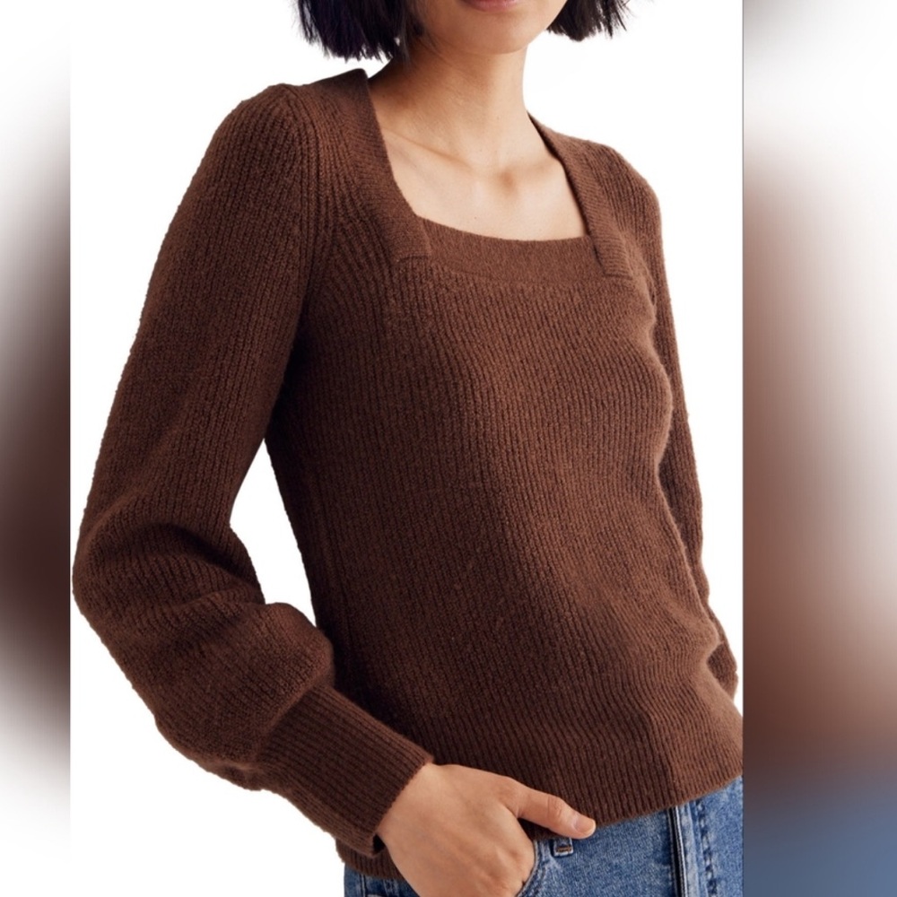 Madewell Square Neck Sweater